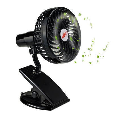 Eco-Friendly Rechargeable Clip-On Fan for Strollers & Desks