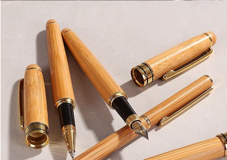 Eco-Friendly Bamboo Pen with Case
