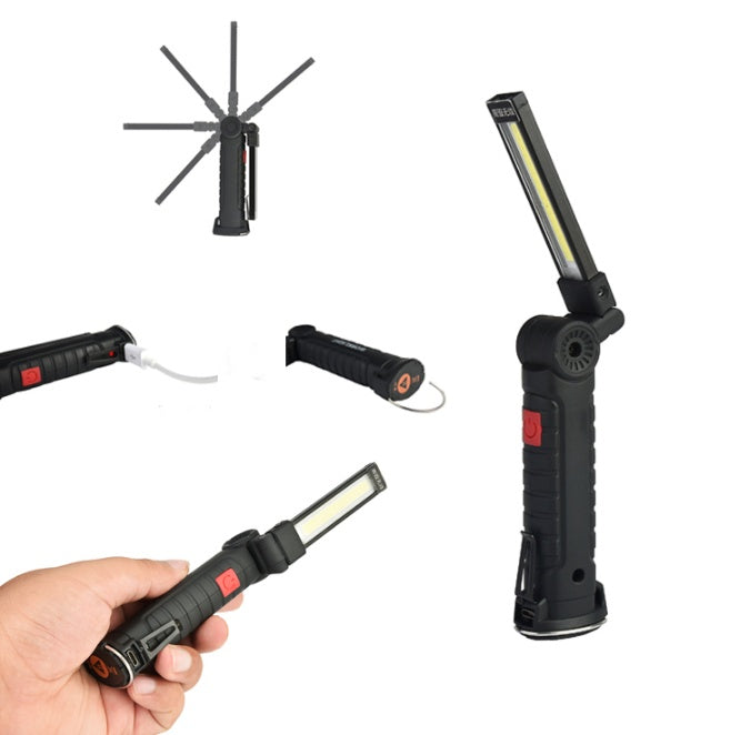 USB Rechargeable COB LED Tactical Flashlight & Lantern