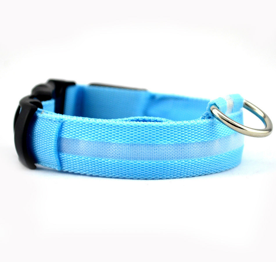 Eco-Friendly LED Safety Dog Collar for nighttime visibility