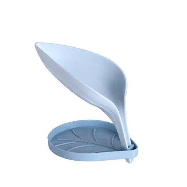 Leaf-Shaped Soap Holder - Eco-Friendly Water-Draining Design