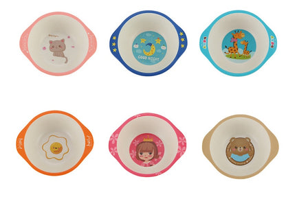 Eco-Friendly Children's Bowls with Animal Designs