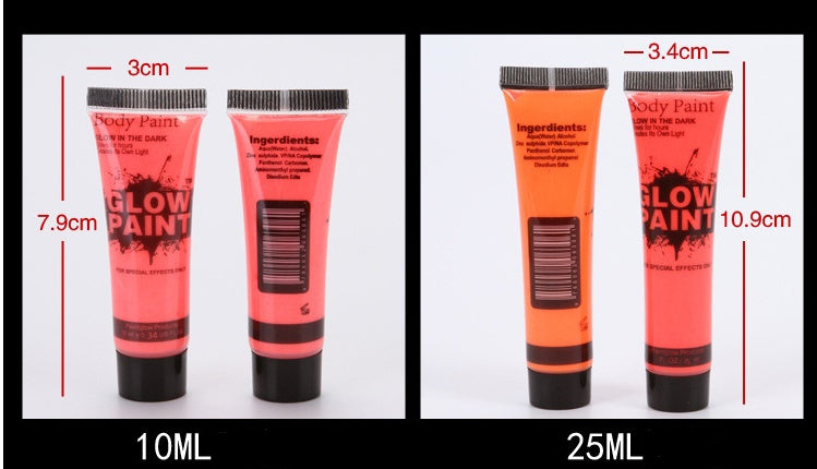 Neon Non-Toxic Body Paint - Eco-Friendly, Biodegradable, Multi-Use