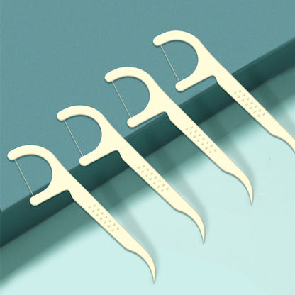 Eco-Friendly Mint Floss Picks - Biodegradable & Plastic-Free Oral Care