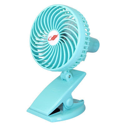 Eco-Friendly Rechargeable Clip-On Fan for Strollers & Desks