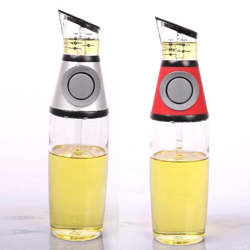 Eco-Friendly 500ml Glass Oil Dispenser for Kitchen