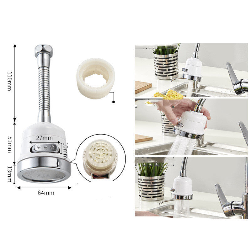 Eco-Friendly Rotatable Faucet Aerator for Water Savings