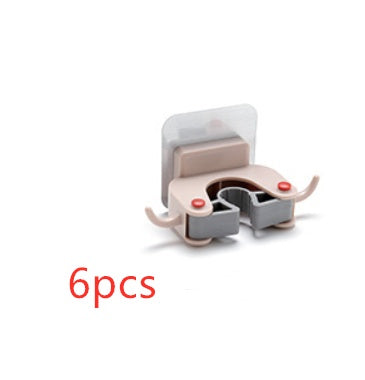 Eco-Friendly Wall-Mounted Mop and Broom Holder