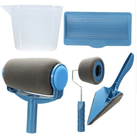 Eco-Friendly Paint Roller Set with Reusable Foam Rollers