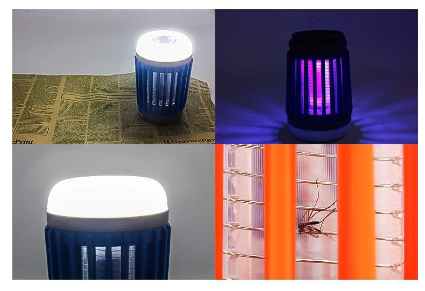 Solar & USB-Powered Mosquito Killer Lamp - Eco-Friendly Pest Control