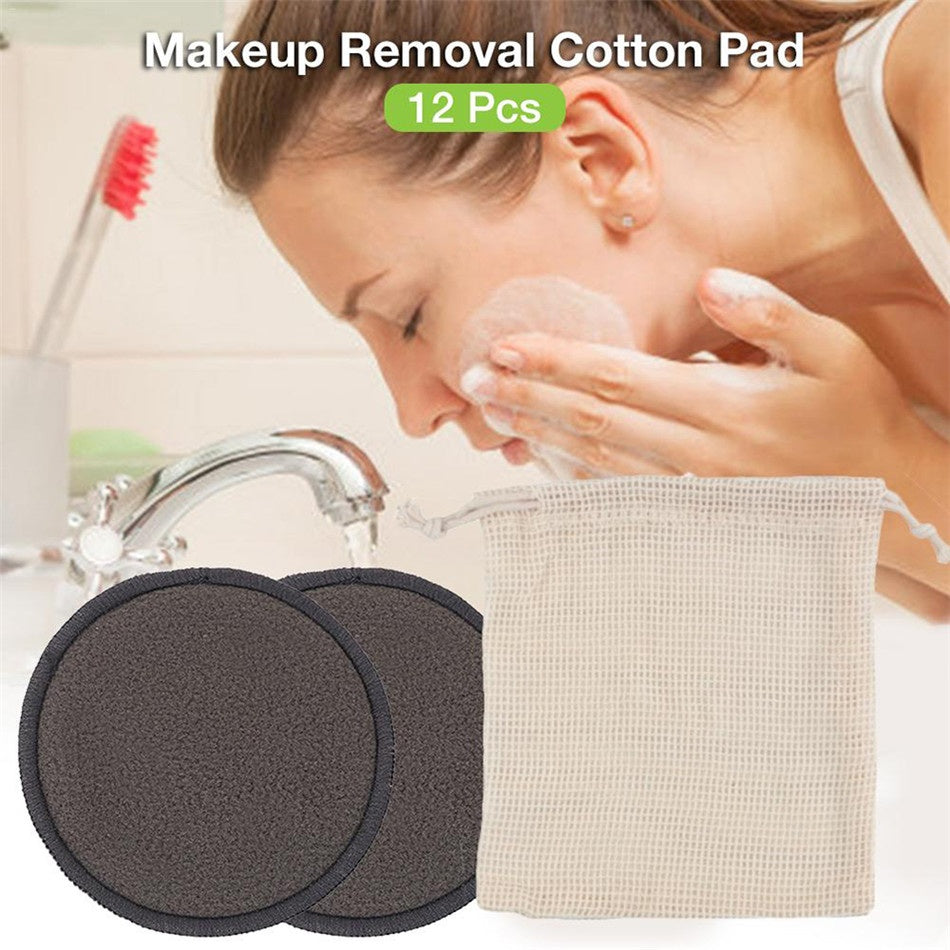 Eco-Friendly Reusable Makeup Remover Pads with Mesh Laundry Bag