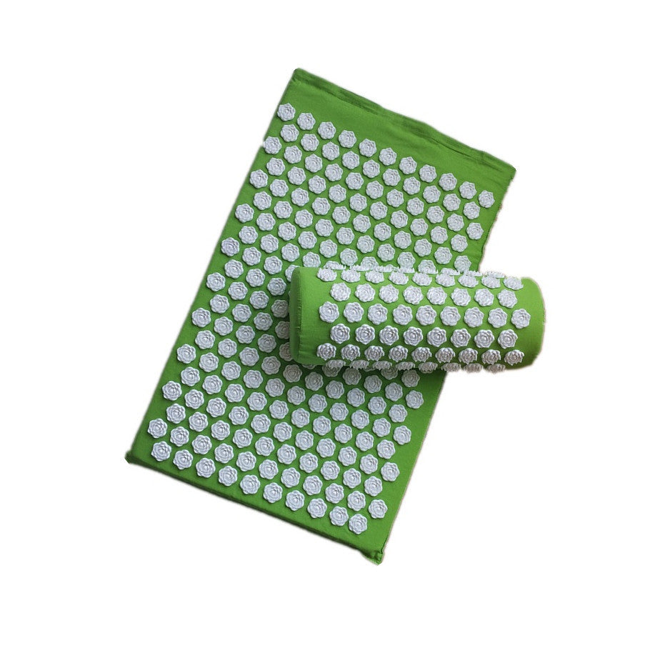 Eco-Relax Acupressure Yoga Set with Sustainable Massage Cushion & Pillow