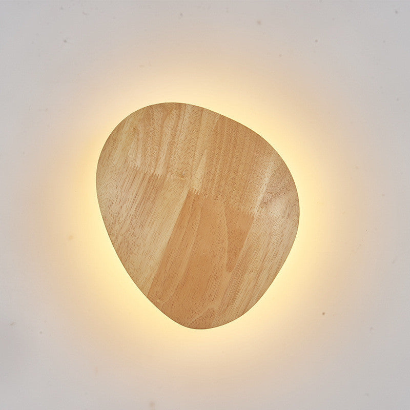 Eco-Friendly Wall-Mounted LED Log Art Lamp