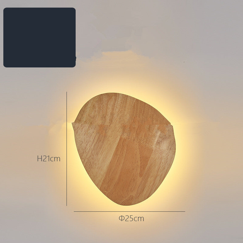 Eco-Friendly Wall-Mounted LED Log Art Lamp