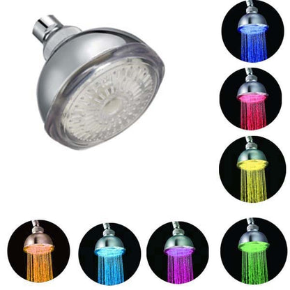 Water-Saving LED Shower Head with Color Therapy