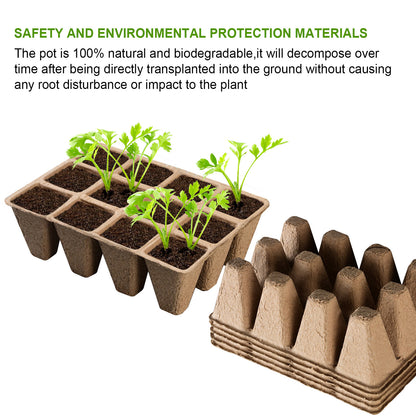 Biodegradable Pulp Seedling Tray for Eco-Friendly Gardening