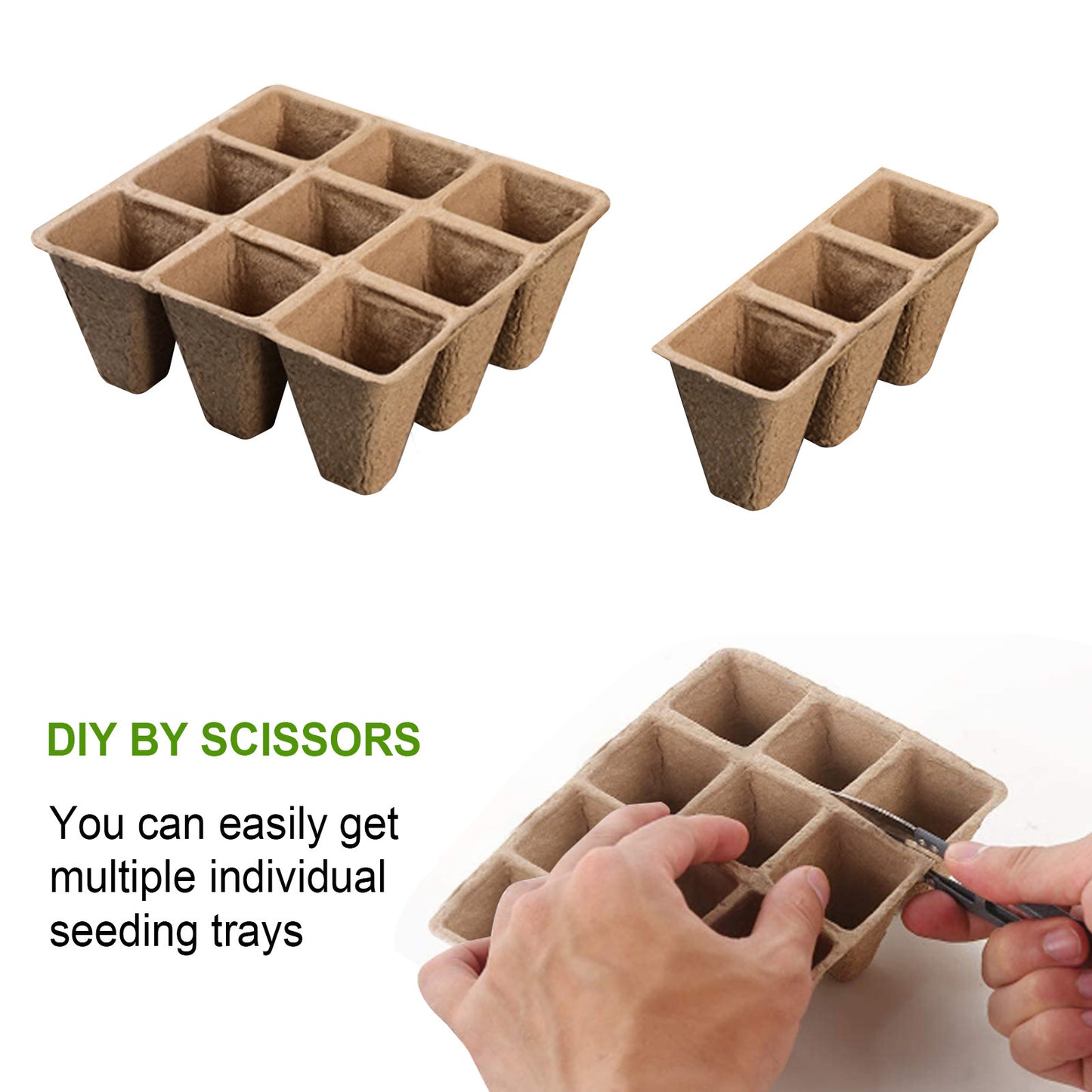 Biodegradable Pulp Seedling Tray for Eco-Friendly Gardening