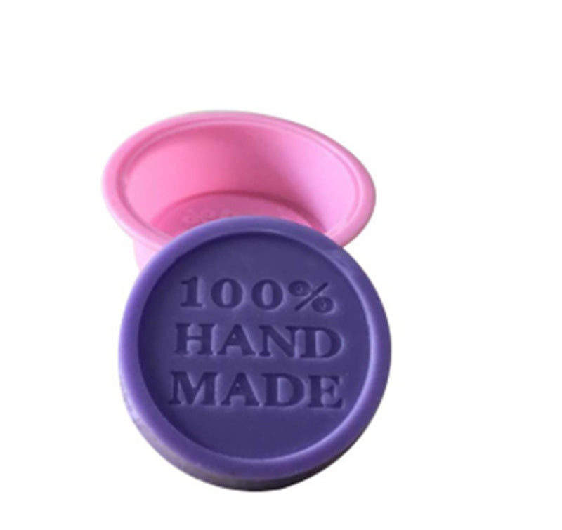 Eco-Friendly Silicone Soap Mold in Purple and Pink