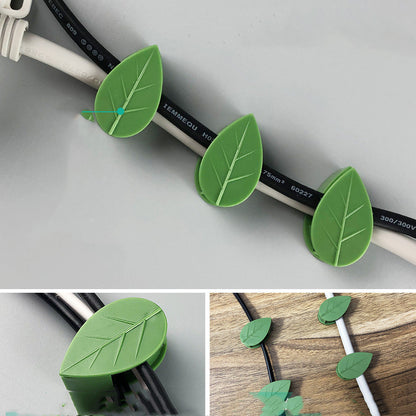 Eco-Friendly Leaf-Shaped Biodegradable Plant Clips