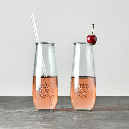 Eco-Friendly Clear Glass Tumblers - Sustainable Drinkware for a Greener Home