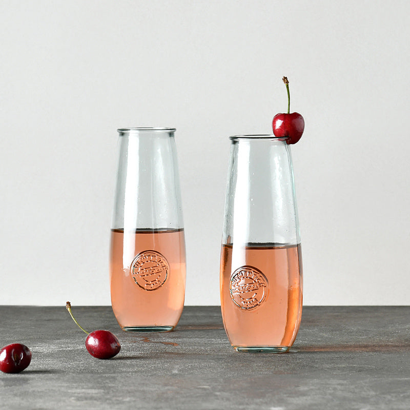 Clear glass tumblers with eco-friendly design for sustainable living