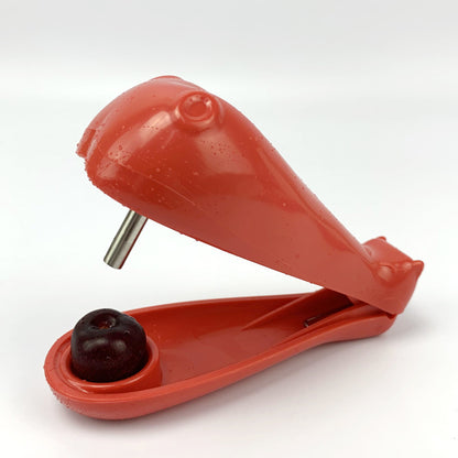 Eco-Friendly Cherry Pitter - Red Handheld Kitchen Tool