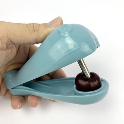 Eco-Friendly Cherry Pitter - Red Handheld Kitchen Tool
