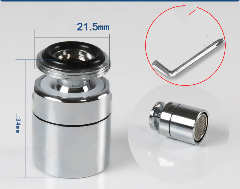 Eco-Friendly Water-Saving Faucet Aerator with Copper Adapter