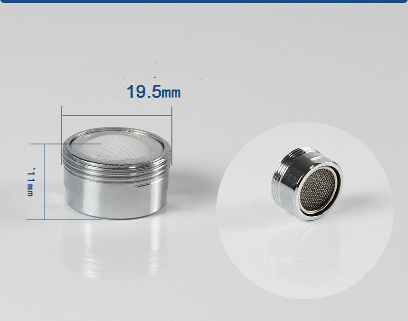 Eco-Friendly Water-Saving Faucet Aerator with Copper Adapter