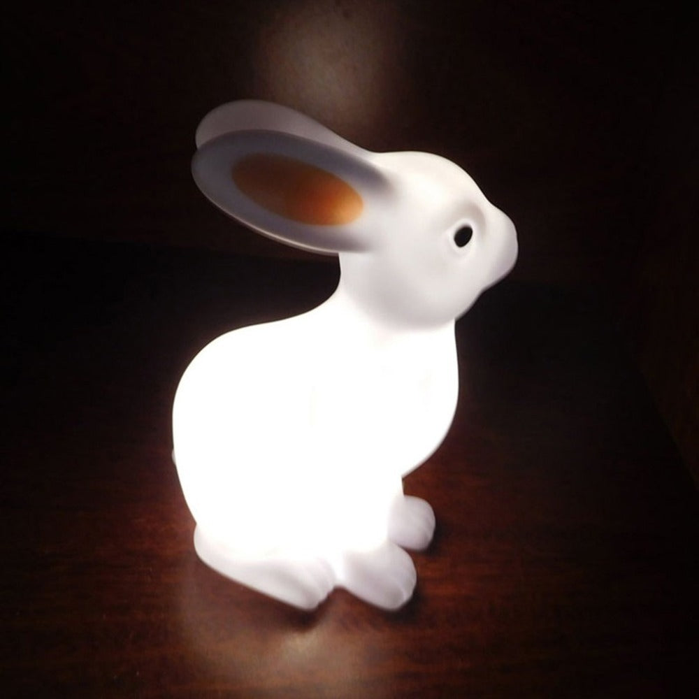 Eco-Friendly Rabbit Night Light with Energy-Efficient LED