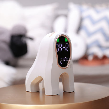Eco-Friendly White Digital Alarm Clock