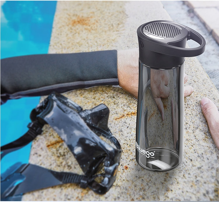 Smart Sports Water Bottle with Bluetooth Speaker & Hands-Free Calling
