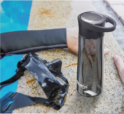 Smart Sports Water Bottle with Bluetooth Speaker & Hands-Free Calling