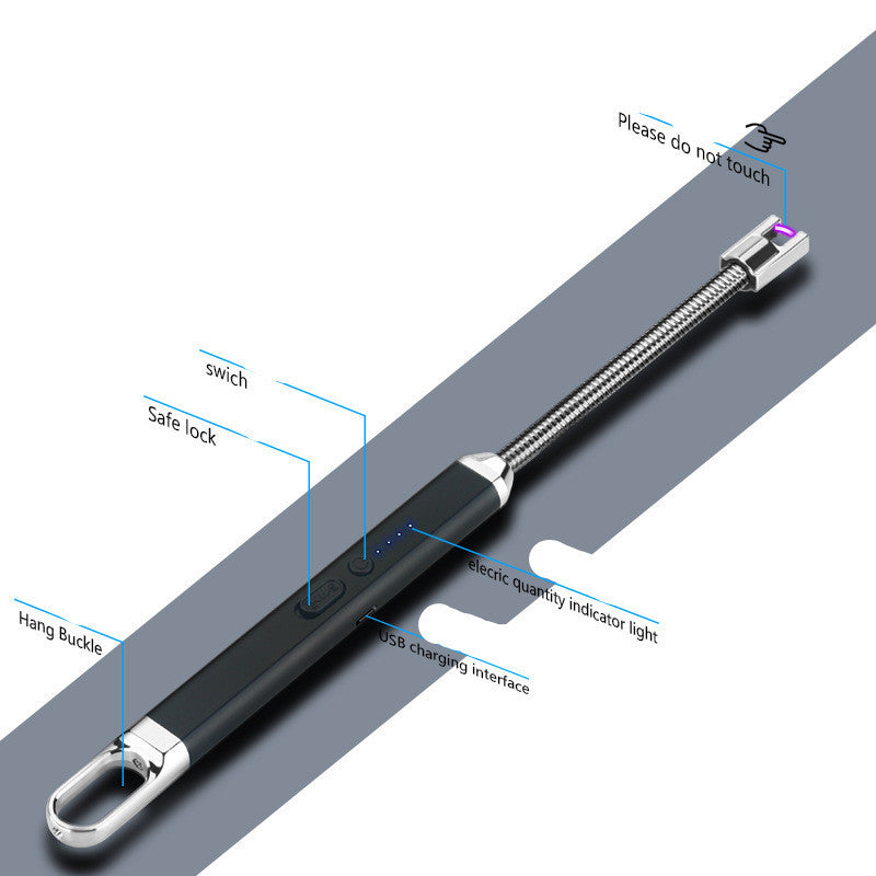 Eco-Friendly Aluminum-Zinc USB Rechargeable Lighter