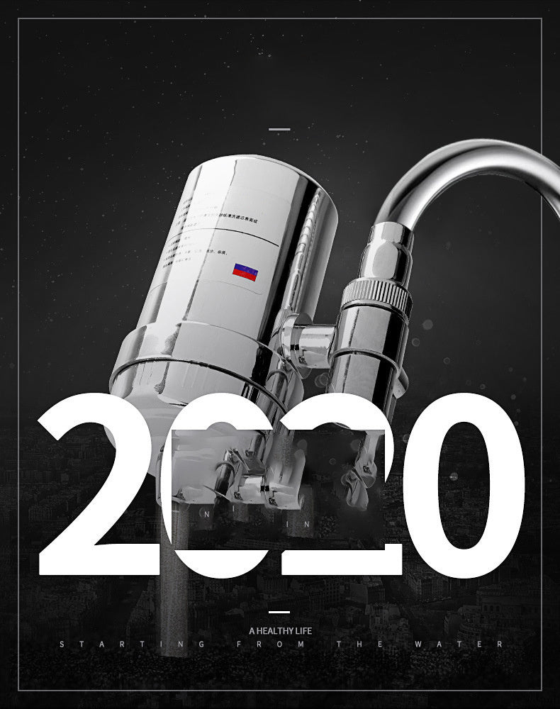Silver Faucet Water Filter - Eco-Friendly, Water-Saving, Easy Installation