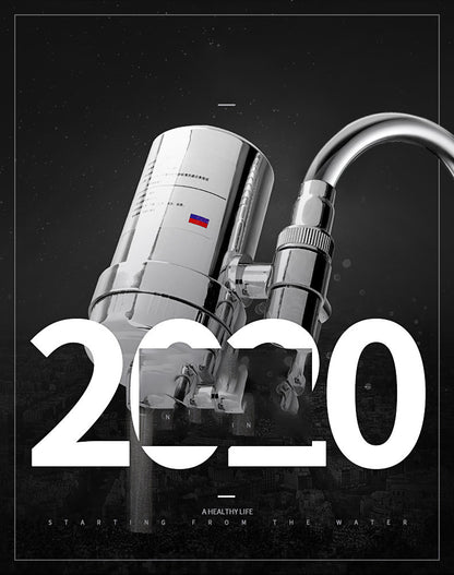 Silver Faucet Water Filter - Eco-Friendly, Water-Saving, Easy Installation