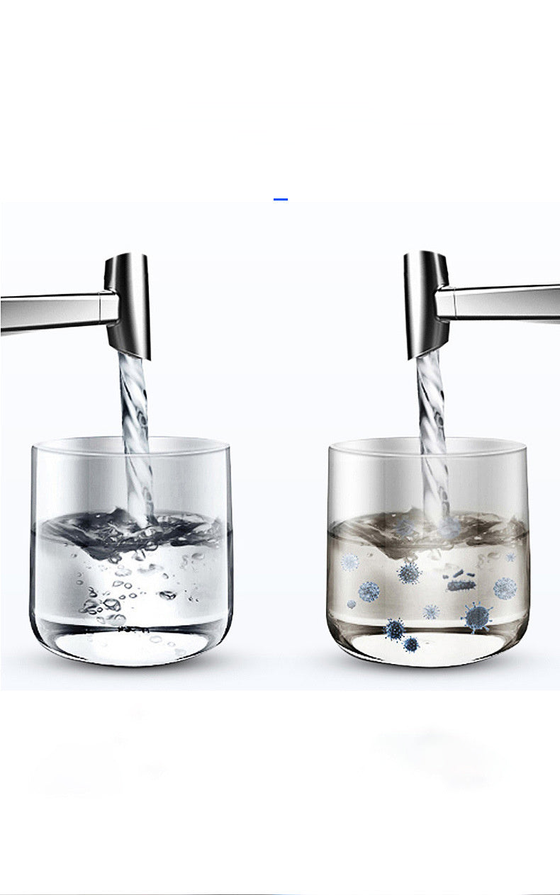 Silver Faucet Water Filter - Eco-Friendly, Water-Saving, Easy Installation