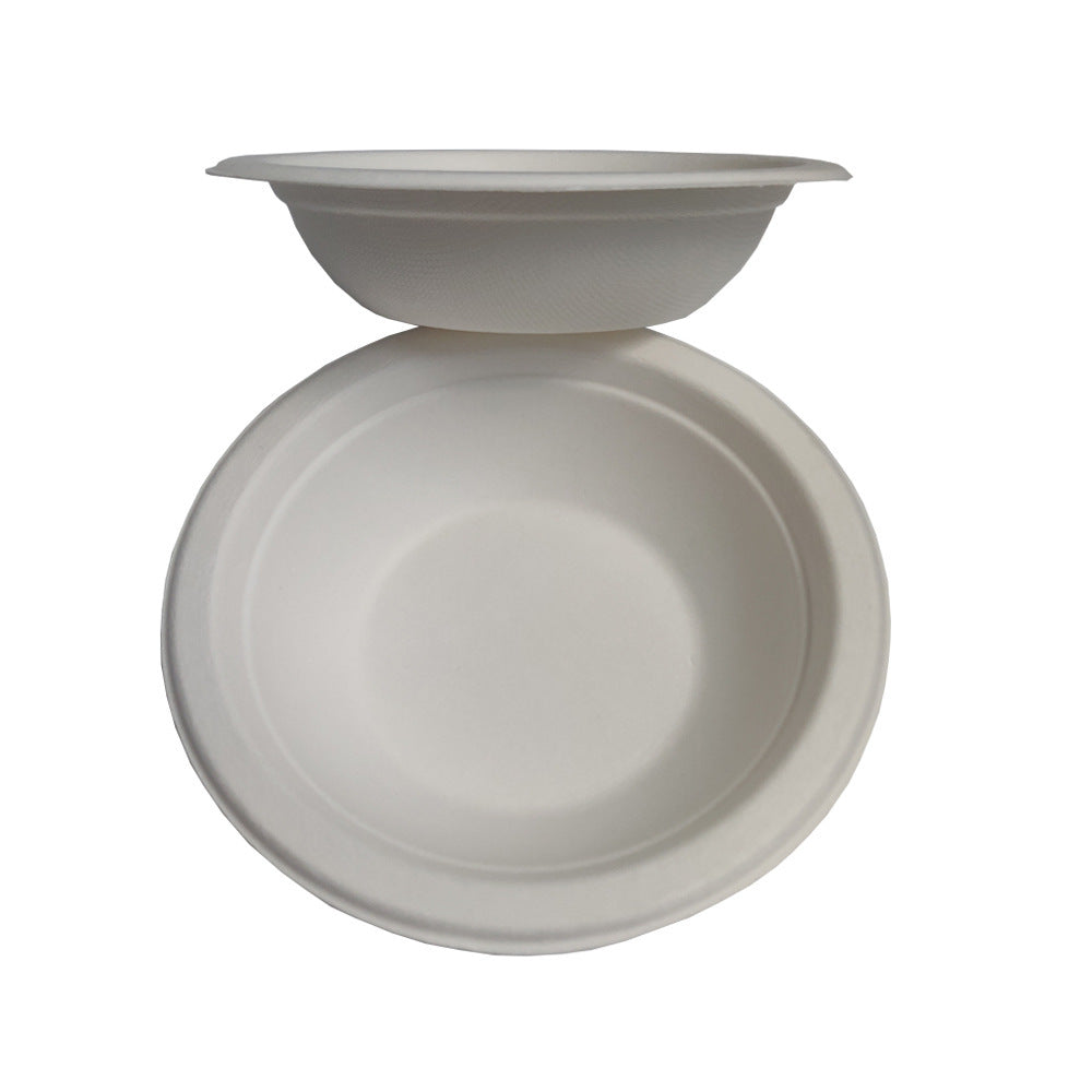 Eco-Friendly Biodegradable Sugar Cane Bamboo Pulp Soup Bowl