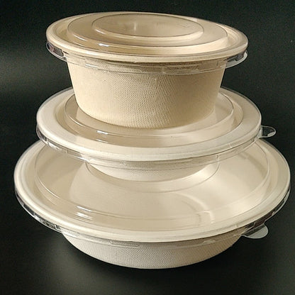 Eco-Friendly Biodegradable Sugar Cane Bamboo Pulp Soup Bowl