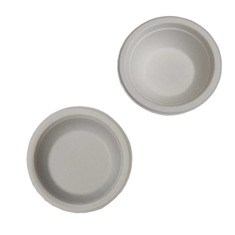 Eco-Friendly Biodegradable Sugar Cane Bamboo Pulp Soup Bowl