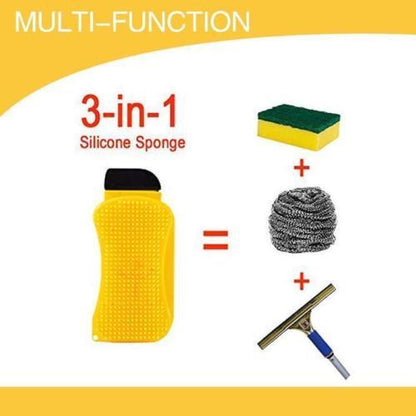 Eco-Friendly Silicone Scrubber for Sustainable Cleaning