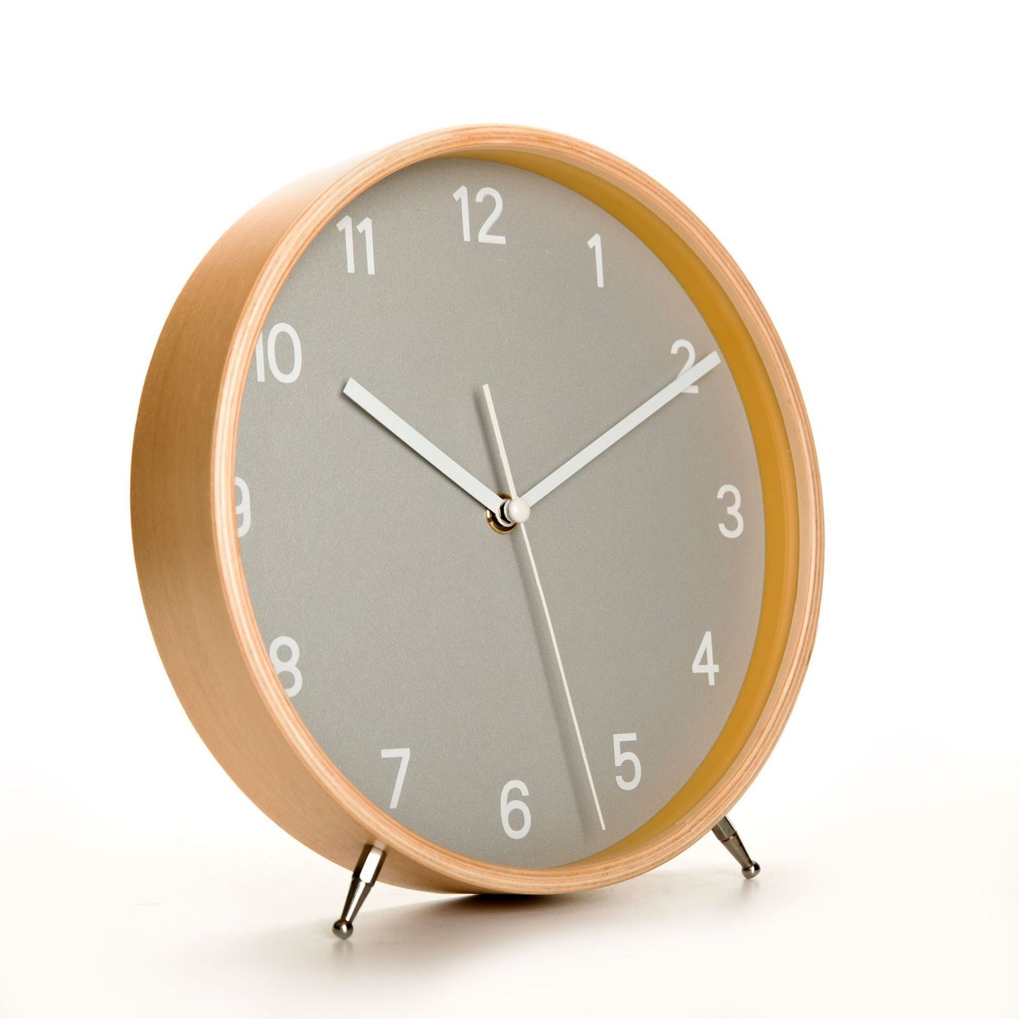 Eco-Friendly Minimalist Wood Quartz Table Clock