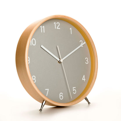Eco-Friendly Minimalist Wood Quartz Table Clock