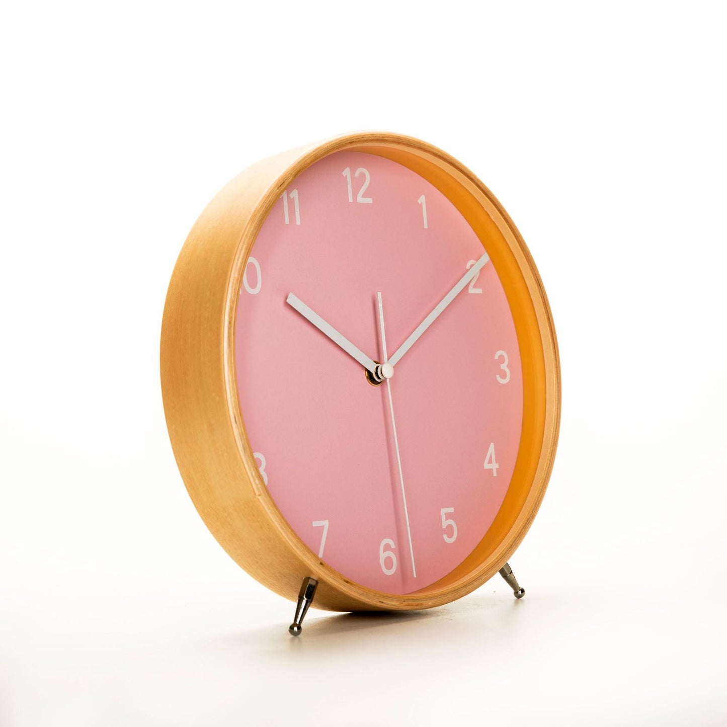 Eco-Friendly Minimalist Wood Quartz Table Clock