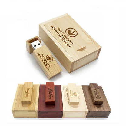 Eco-Friendly Bamboo USB Flash Drive - Sustainable Storage Solution
