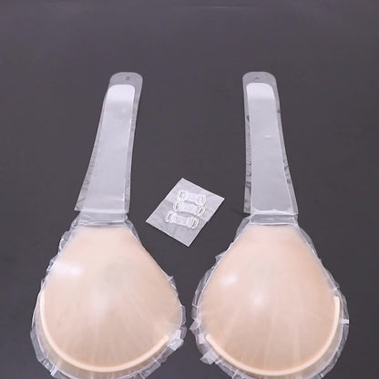 Invisible Silicone Adhesive Bra - Reusable, Strapless, Backless Support