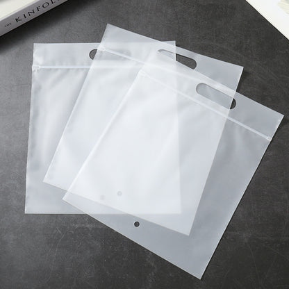Eco-Friendly Reusable Storage Bags with Handle Cutout