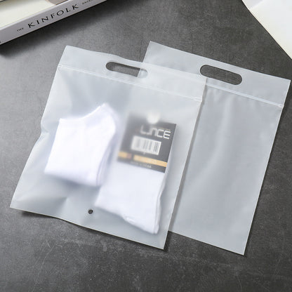 Eco-Friendly Reusable Storage Bags with Handle Cutout - Medium Size