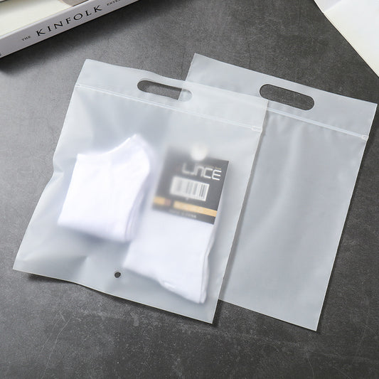 Eco-Friendly Reusable Storage Bags with Handle Cutout - Medium Size