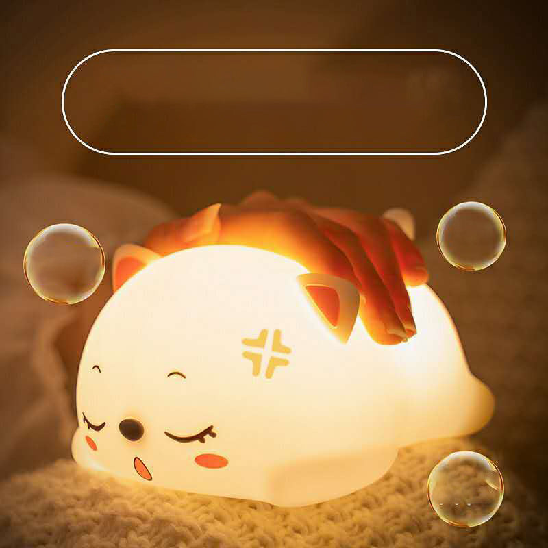 Cat-Shaped Eco-Friendly Rechargeable Night Light